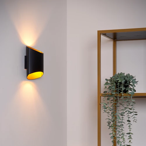 Lucide DILETTA - Wall light - 1xG9 - Black - atmosphere 1